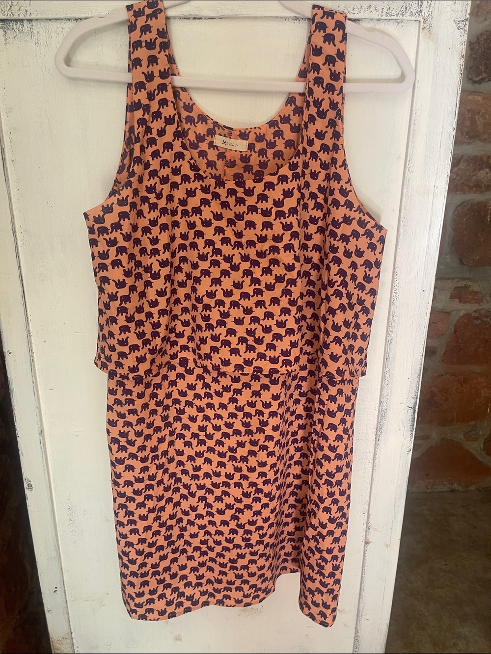 Everly Elephant print dress